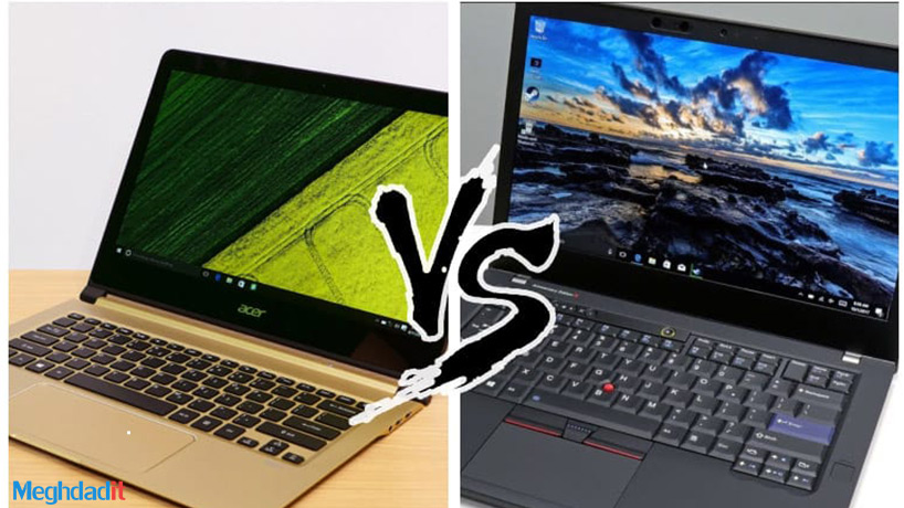مقایسه لپ تاپ لنوو و ایسر