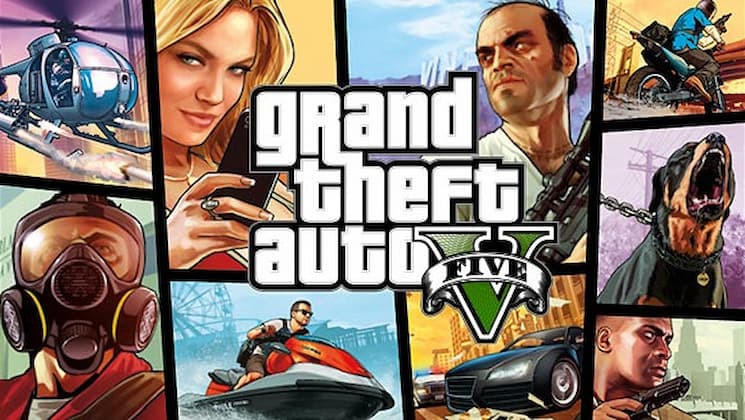 بهترین بازی های پلی استیشن 4 - بازی Grand Theft Auto V 