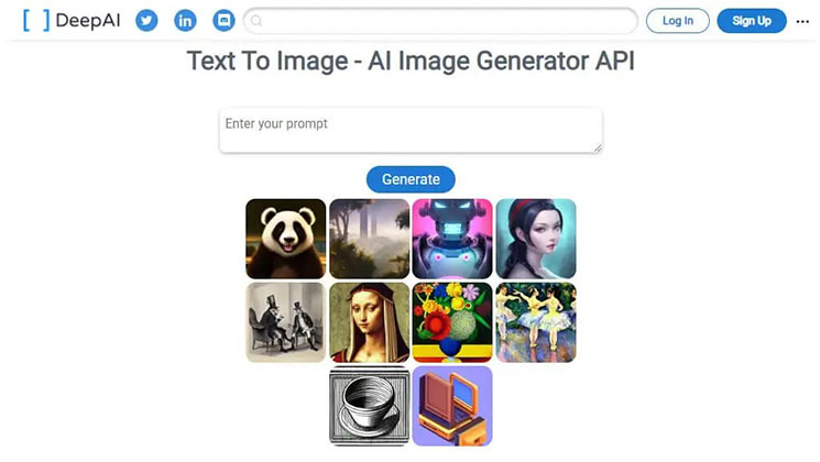 بهترین سایت ساخت عکس با هوش مصنوعی - DeepAI