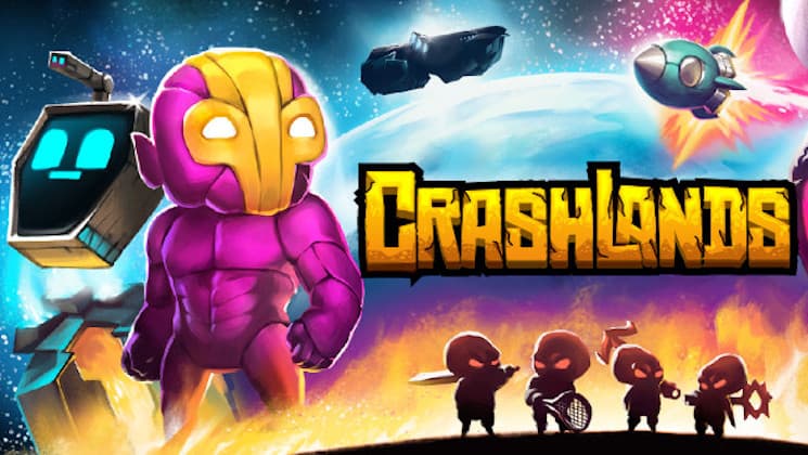 Crashlands یکی از بازی های لیست بهترین بازی های ماجراجویی اندروید
