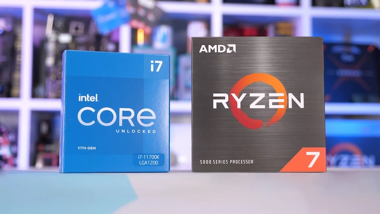 Intel and Ryzen CPU