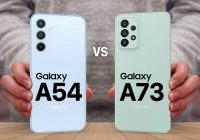 galaxy a54 vs galaxy a73 مقایسه گلکسی A54 و A73