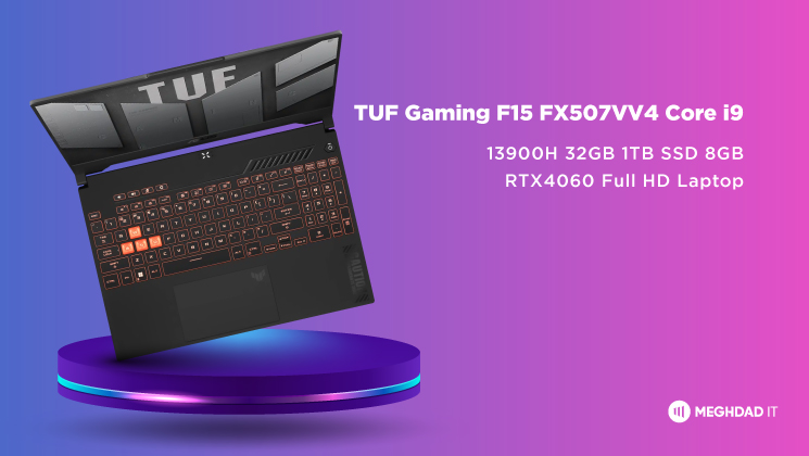 لپ تاپ 15.6 اینچی ایسوس مدل TUF Gaming F15 FX507VV4-LP032-i9 32GB 1SSD RTX4060