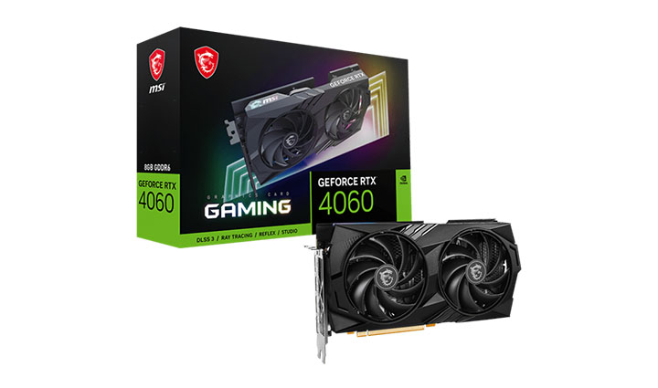 کارت گرافیک ام اس آی مدل GeForce RTX™ 4060 GAMING X 8G با حافظه 8 گیگابایت