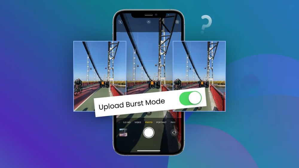 قابلیت Burst Mode آیفون